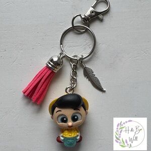 Pinocchio | Doorables Keychain | handmade by me